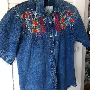 Pretty Bleu blue Jean shirt